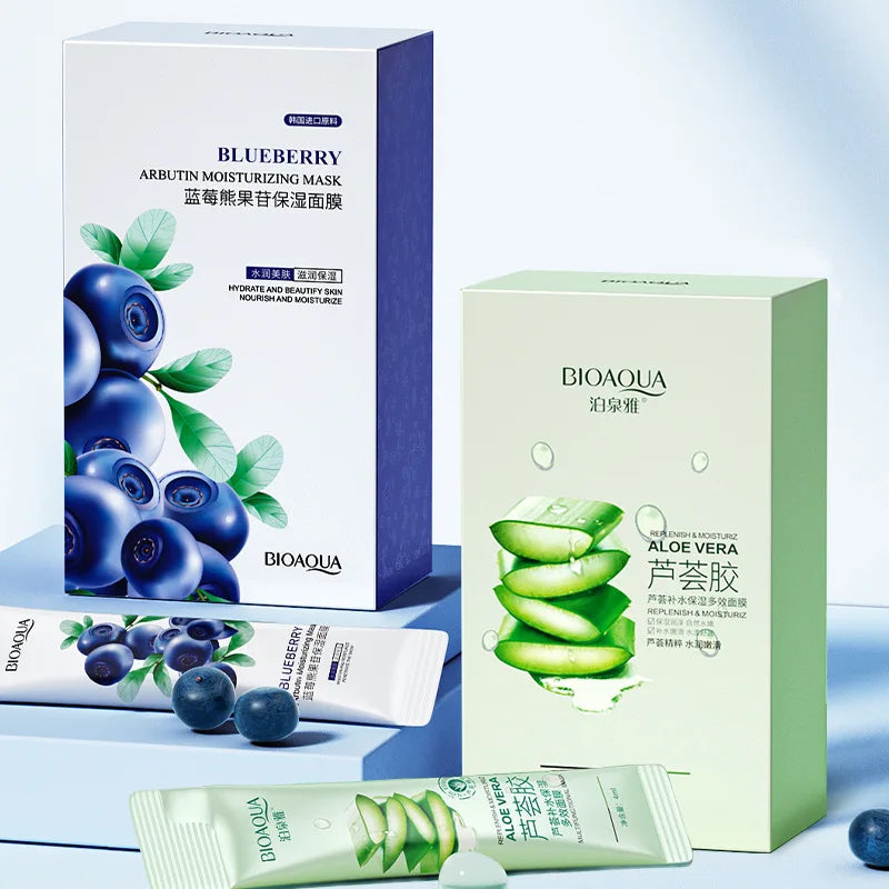 BIOAQUA Collagen Sleeping Mask – 60pcs Hydrating & Firming Night Facial Skincare
