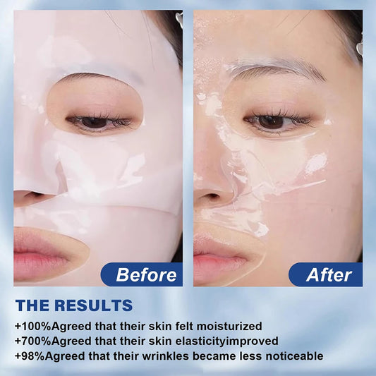 Collagen Anti-Wrinkle Mask – Deep Lifting, Firming & Moisturizing Face Treatment (5pcs)
